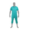 Grenouillère médicalisée fermeture dans le dos pour homme 100% coton - courte Grenouillère médicalisée fermeture dans le dos pour homme 100% coton - courte