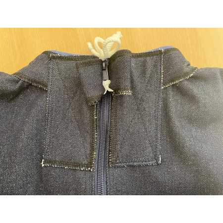 Col renforcé grenouillère anti-déchirement vue de dos