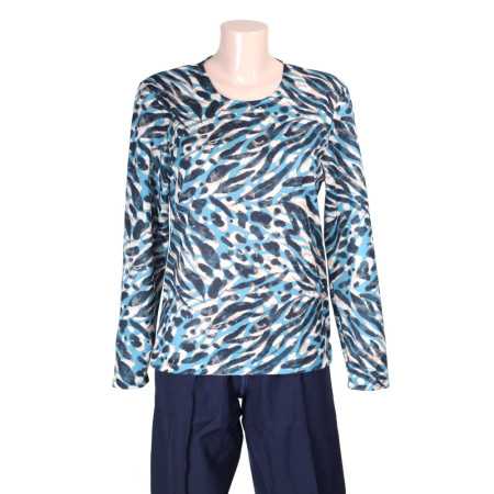 Grenouillère bleue pour femme âgée dépendante - Ehpad / Gériatrie - hiver