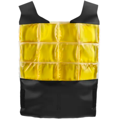 Veste rafraichissante renforcée vue de dos