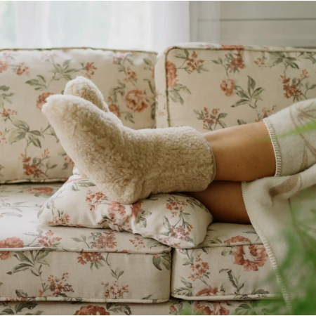 Chaussettes de lit  pure laine de Mérinos – chaleur et confort