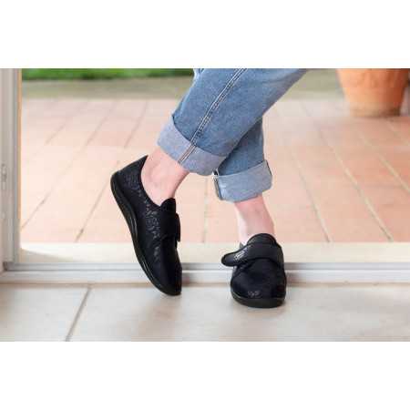 Chaussons femme senior - semelle épaisse très antidérapante - légers