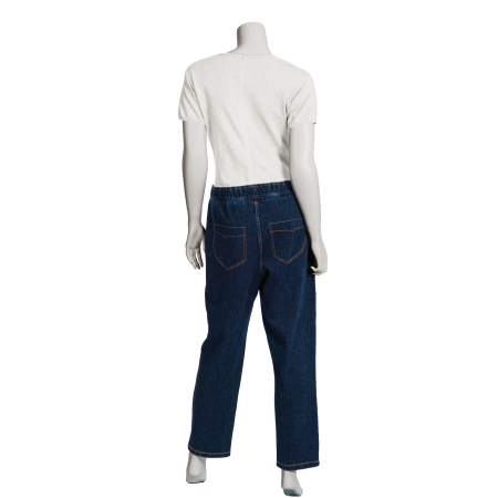 Grenouillère de jour en jean's - homme dépendante - ouverture dos zip