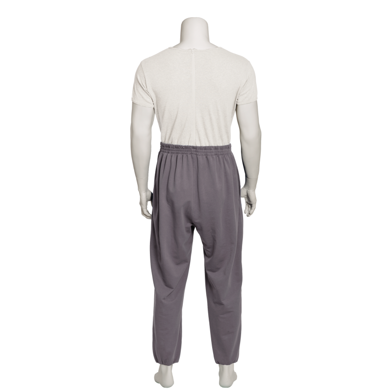 grenouillère jogging homme agé dépendant dos