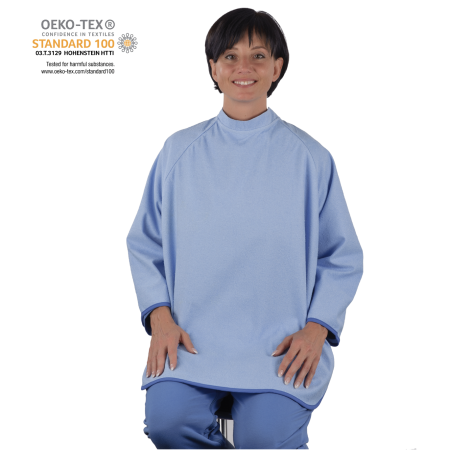 Bavoir manches longues à nouer au cou pour adulte senior