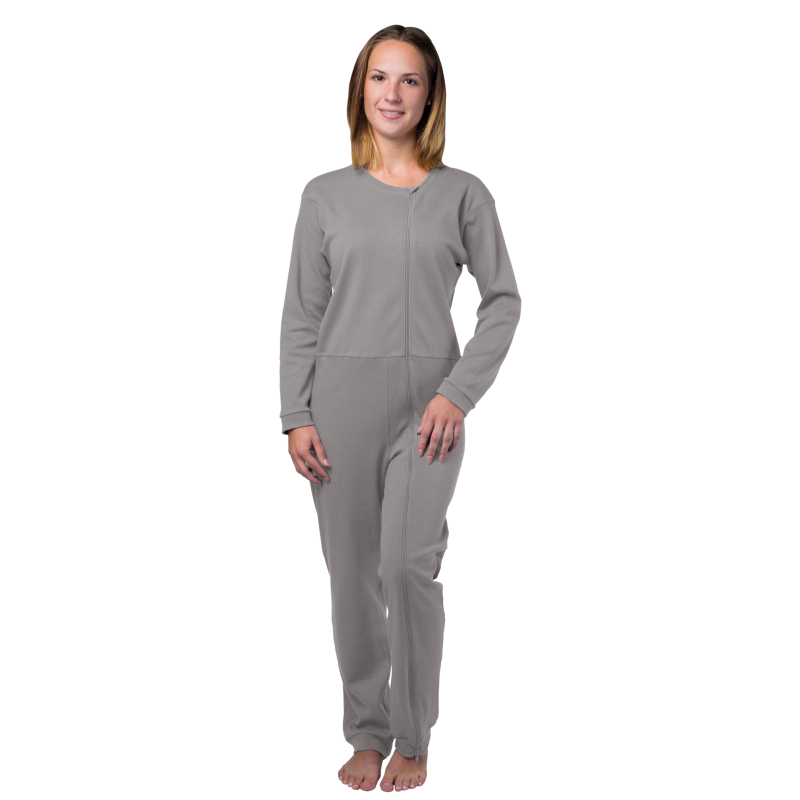 Grenouillère ouverture avant | Habillage au lit & incontinence | Femme senior dépendante