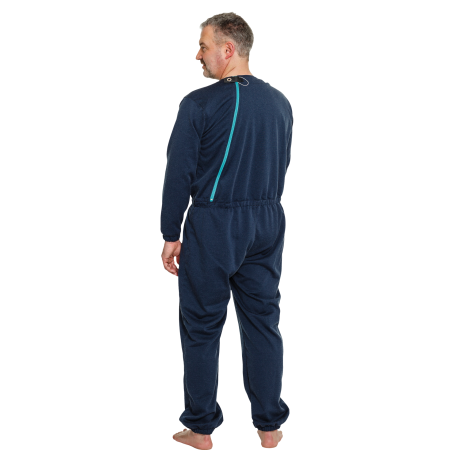 Grenouillère anti-déchirement très résistante pour homme senior dépendant dos