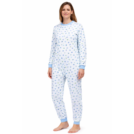 Grenouillère fermée dans le dos par zip pour femme senior dépendante