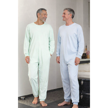 Grenouillère de nuit pour homme dépendant - Ehpad / Gériatrie