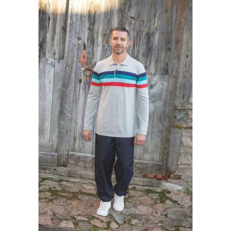 Grenouillère de jour homme senior coloris gris