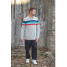 Grenouillère de jour homme senior coloris gris profil