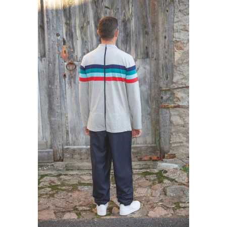 Grenouillère de jour homme senior coloris gris dos