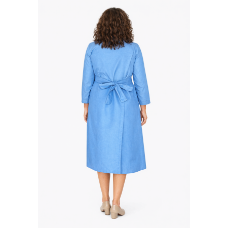 Robe médicalisée jean's  femme âgée dépendante - ouverte dans le dos