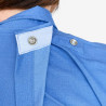 Robe en jeans médicalisée femme senior zoom ouveture dos