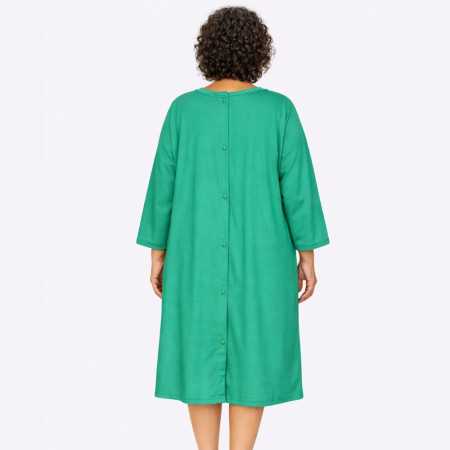Chemise malade femme vue de dos -  vert