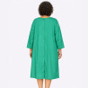 Chemise malade femme vue de dos -  vert
