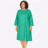 Chemise malade femme vue de face -  vert