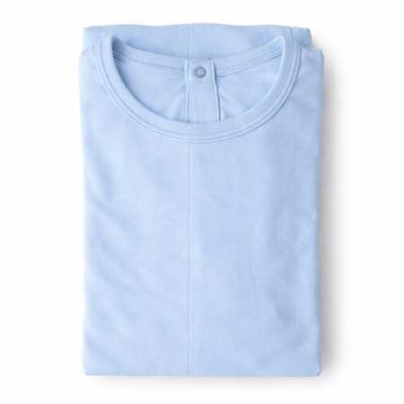 Chemise malade femme grande taille - bleu ciel 