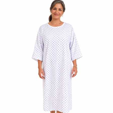 chemise malade portée femme coloris simple