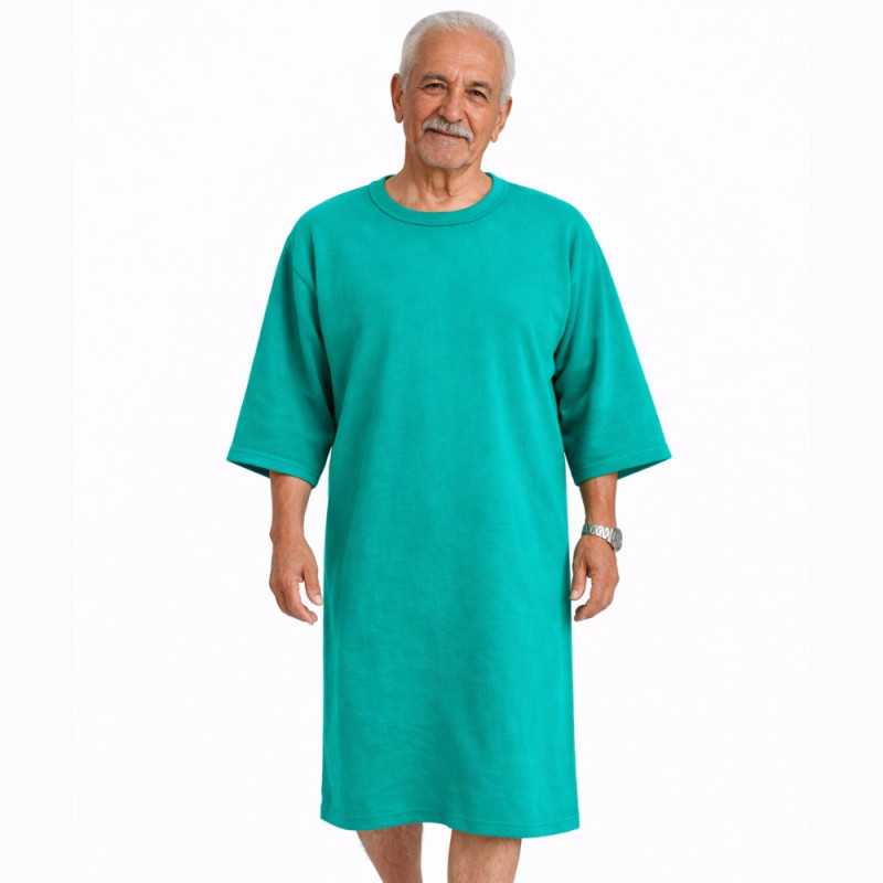 Chemise malade homme coloris vert