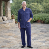 Pyjama homme senior bleu marine