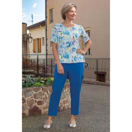 Grenouillère longue de jour femme dépendante coloris bleu