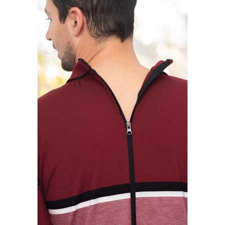 Grenouillère médicalisée homme - court - été - dos zoom