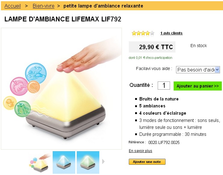 vers vraie fiche produit petite lampe d'ambiance