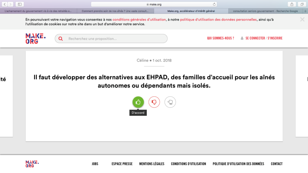 proposition d'idée pour améliorer le quotidien de nos seniors