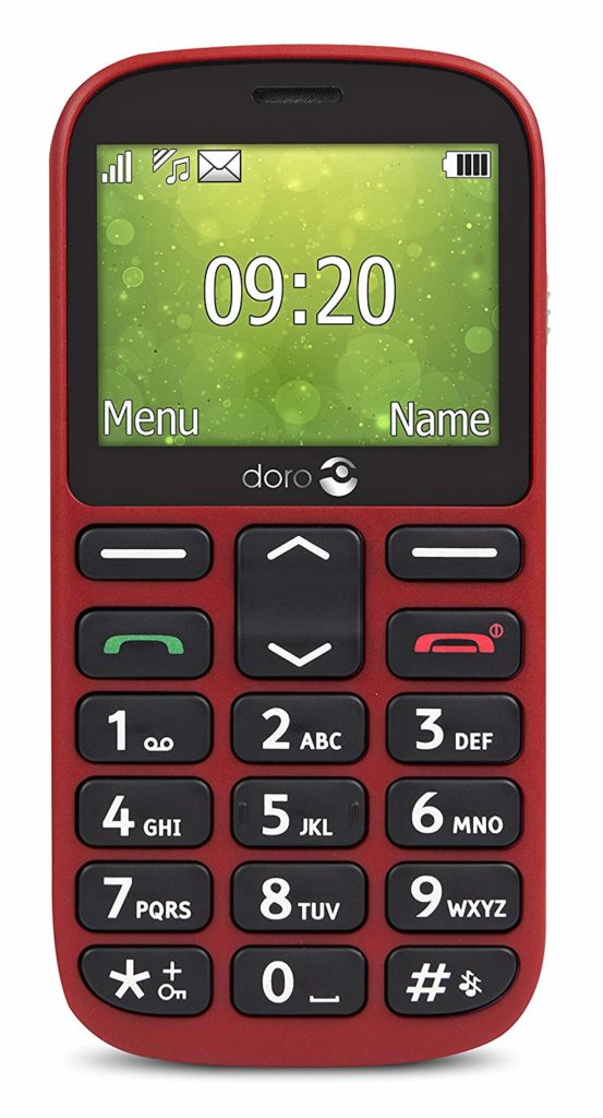 Portable rouge pour senior