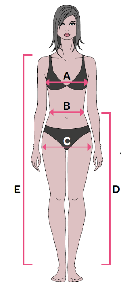 Guide des tailles Vêtement Femme